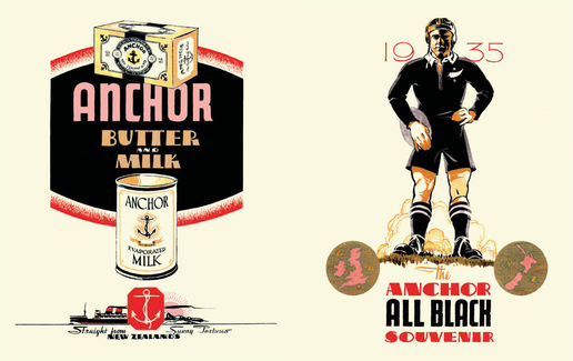 Anchor Butter: The Anchor All Black Souvenir, Gilbert Meadows, 1935.