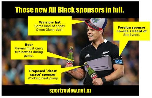 New sponsorship deal: 