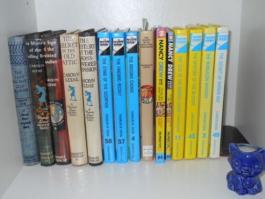 Nancy Boys: First editions, reprints, and graphic editions of those ageless sleuths.