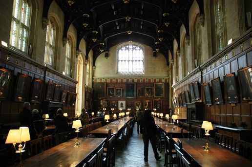 Christ College Dining Hall: Christ College dining hall, as seen in Harry Potter