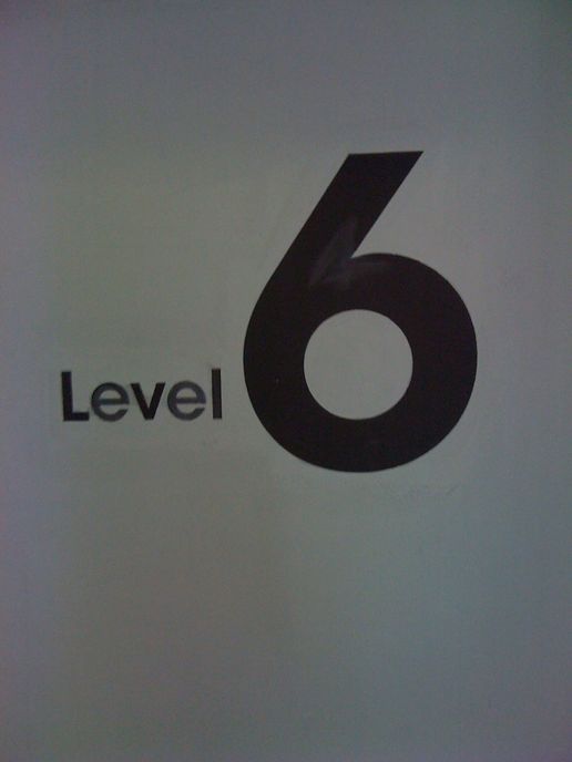 Level 6: I quite like the typefaces too.